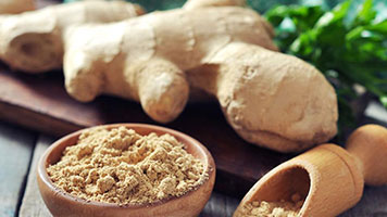 How does Ginger help nausea, disease, & pain?